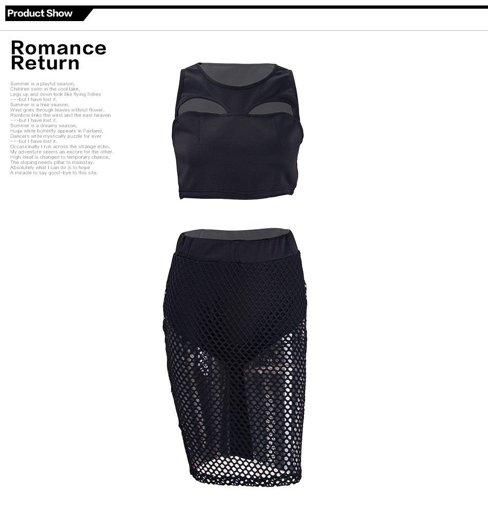 Crop-Top-and-Skirt-Set-2015-New-Fashion-Hollow-Out-Bandage-Sleeveless-Sexy-Dresses-Party-night4 Women
