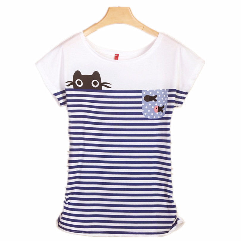 2016 Women Simple Stripe Blouse