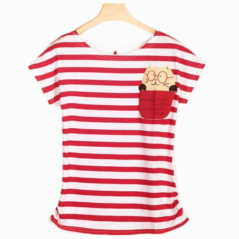 2016 Women Simple Stripe Blouse